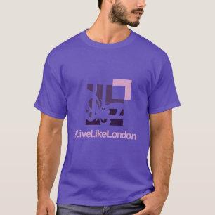 T-shirt Unisex LLL foncé violet