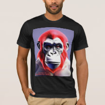 T-shirt unisex rouge Ape LITE EXISTENTIEL