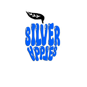 T-Shirt Unisexe à Bandes de Silver Apples Blue Scr