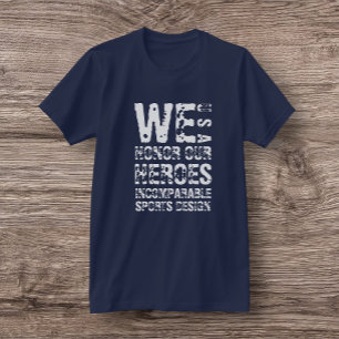T-Shirt Unisexe ISD Nous honorons nos Héros