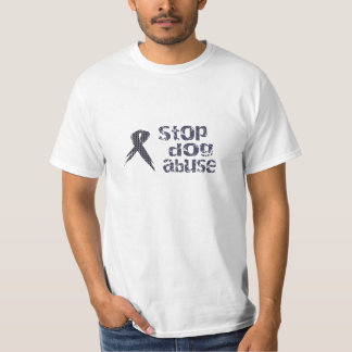 T-shirt Unisexe Stopper la Maltraitance des Chiens