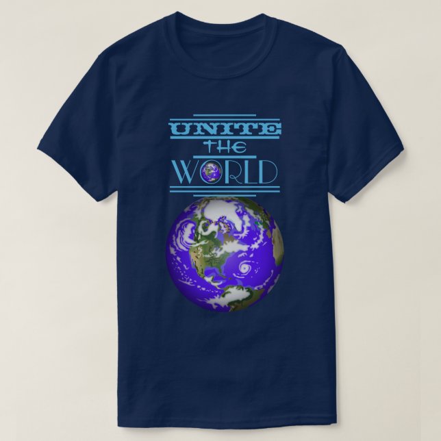 T-shirt Unissez le monde (Design devant)