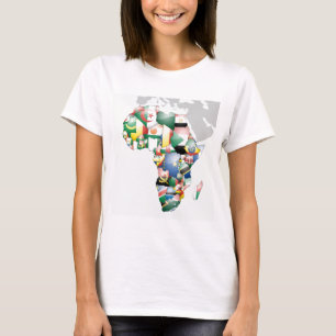 T-shirt Unité dans la diversité : Collection des drapeaux