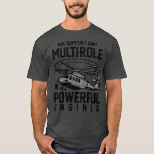 T-SHIRT UNITÉ D'APPUI AUX HÉLICOPTÈRES MILITAIRES