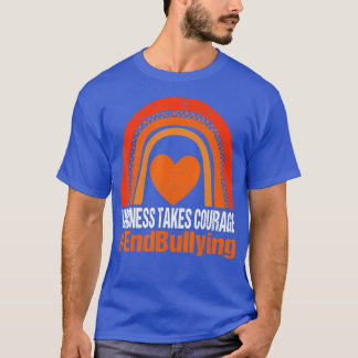 T-shirt Unité Day Orange Kindness prend Courage End Bully