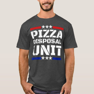 T-shirt Unité d'élimination des pizzas amusant Pizza mange