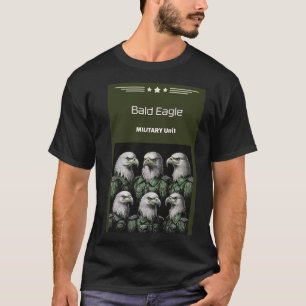 T-shirt Unité militaire de Bald Eagle