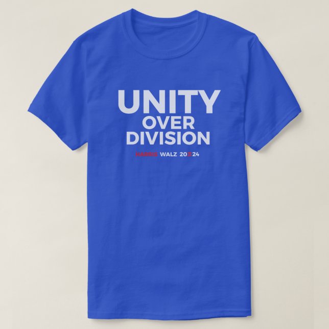 T-shirt Unité sur division - Harris Walz 2024 (Design devant)