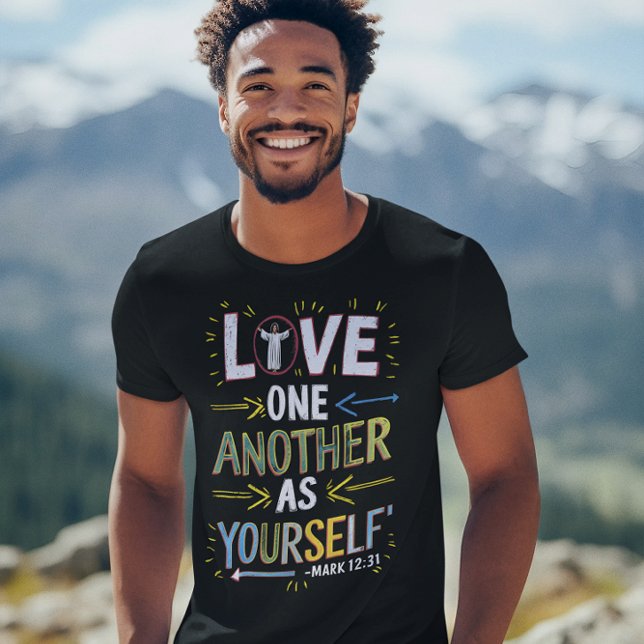 T-shirt Unite With Love : Embrassez le message (Créateur téléchargé)