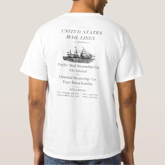 T-shirt "United States Mail Lines Advertist"