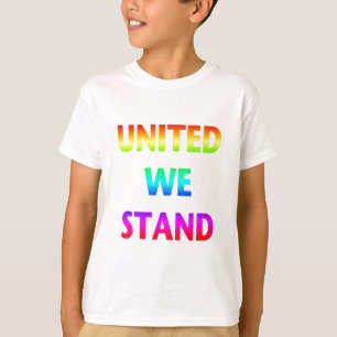 T-shirt United We Stand Rainbow