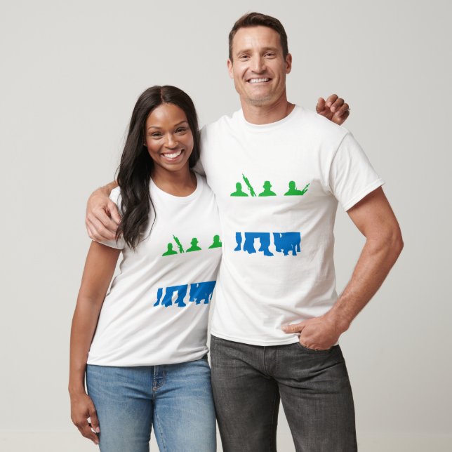 T-shirt Unités militaires de la Sierra Leone (Unisexe)
