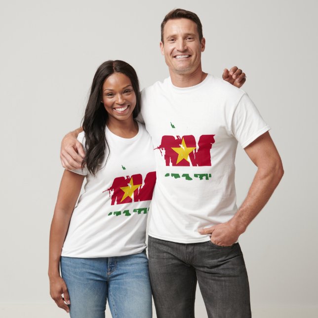 T-shirt Unités militaires du Suriname (Unisexe)