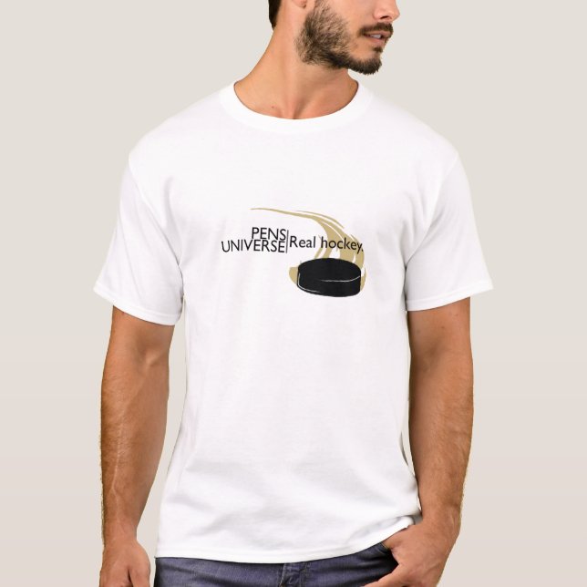 T-shirt Univers de stylos - galet (Devant)