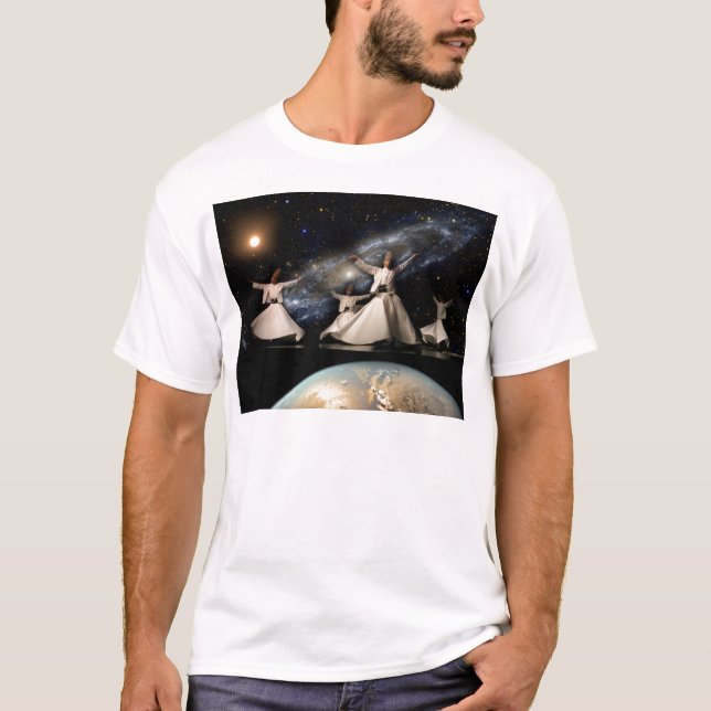 T-shirt Univers de tourbillonnement (Devant)
