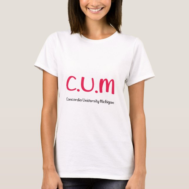 T-shirt Université Concordia Michigan (Devant)