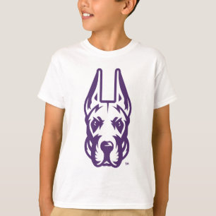 T-shirt Université d'Albany Chef de la mascotte Great Dane