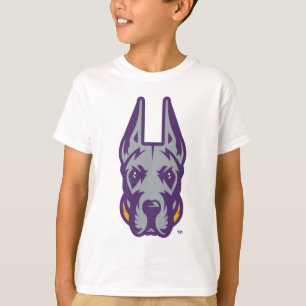 T-shirt Université d'Albany Chef de la mascotte Great Dane