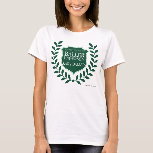 T-shirt Université de Baller - Madame Baller (Devant)