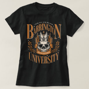 T-shirt Université de Barrington Citation du livre rituel