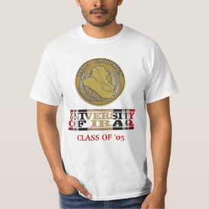 T-shirt Université de chemise de classe de l'Irak