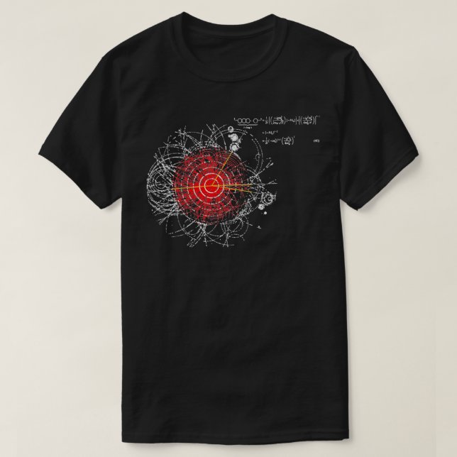 T-shirt Université de physique des particules de Higgs Bos (Design devant)