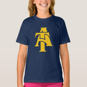 T-shirt Université d'État A&T de Caroline du Nord   Un log