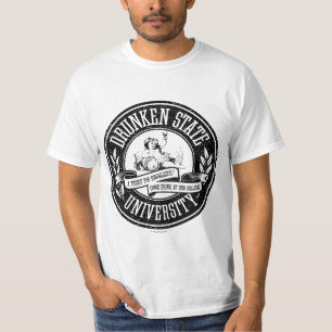 T-shirt Université d'État de Drunken