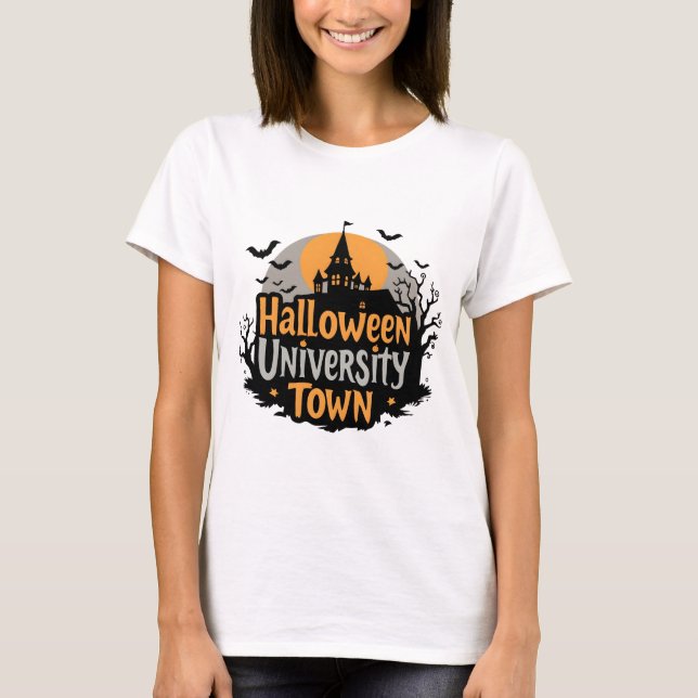 T-shirt Université d'Halloween (Devant)