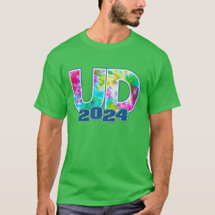 T-shirt Université du Delaware UD 24 Logo Tie Dye Oversize