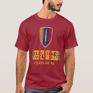 T-shirt Université d'USARV de chemise du Vietnam du Sud