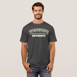 T-shirt Université et devise de Woosong : Nihil Operatur