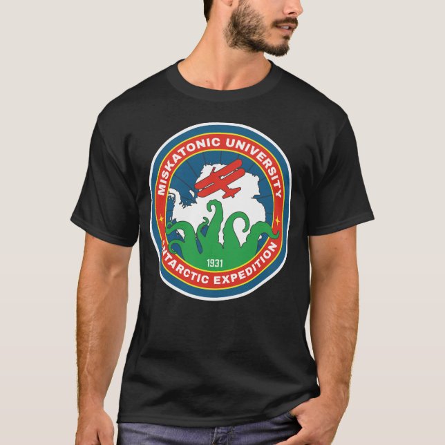 T-shirt Université Miskatonique Expedition Antarctique (Devant)