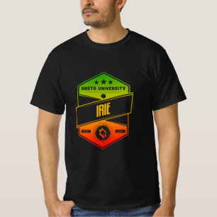 T-shirt Université Rasta Irie Good Vibes Rasta Reggae