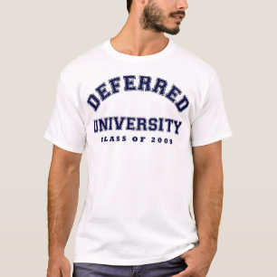 T-shirt Université reportée