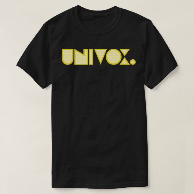 T-shirt Univox Retro Guitare Basse Amp 2 (Design devant)