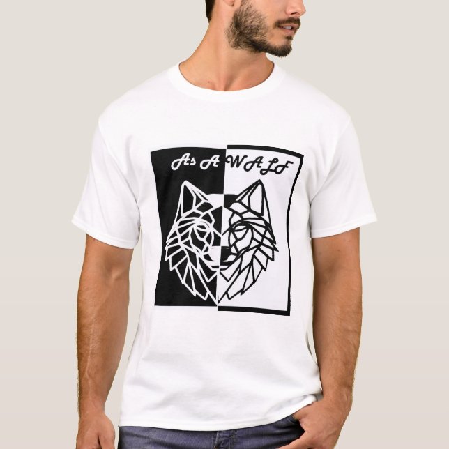 T-shirt Unleash the Wild Within: Strong as Wolf (Devant)