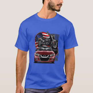 T-shirt "Unleash Your Spirit - Motorcycle & Car Design (Ve