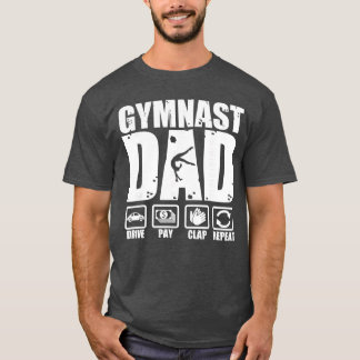 T-shirt unny Gymnast Dad Proud Gymnastics Father Humor Fat