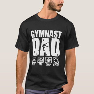 T-shirt unny Gymnast Papa Fière Gymnastique Père Humour Gr