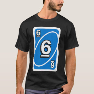 T-shirt Uno Halloween Blue 6 Cartes