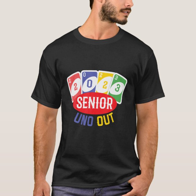 T-shirt Uno Senior 2023 Uno Out Senior 2023 (Devant)