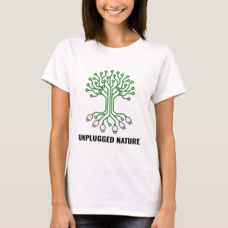 T-shirt Unplugged Nature Circuit Tree USB
