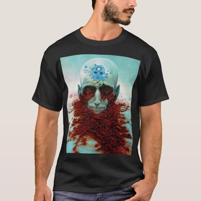 T-shirt Untitled by Zdzislaw Beksinski (Devant)
