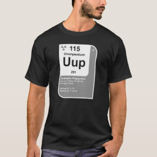 T-shirt Ununpentium (Uup)