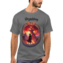 T-shirt « Unyielding : la voie du guerrier solitai