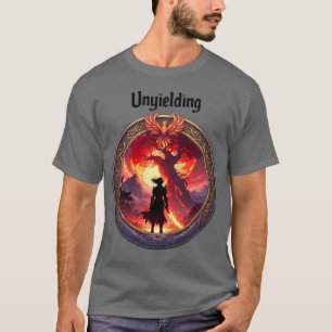 T-shirt « Unyielding : la voie du guerrier solitai