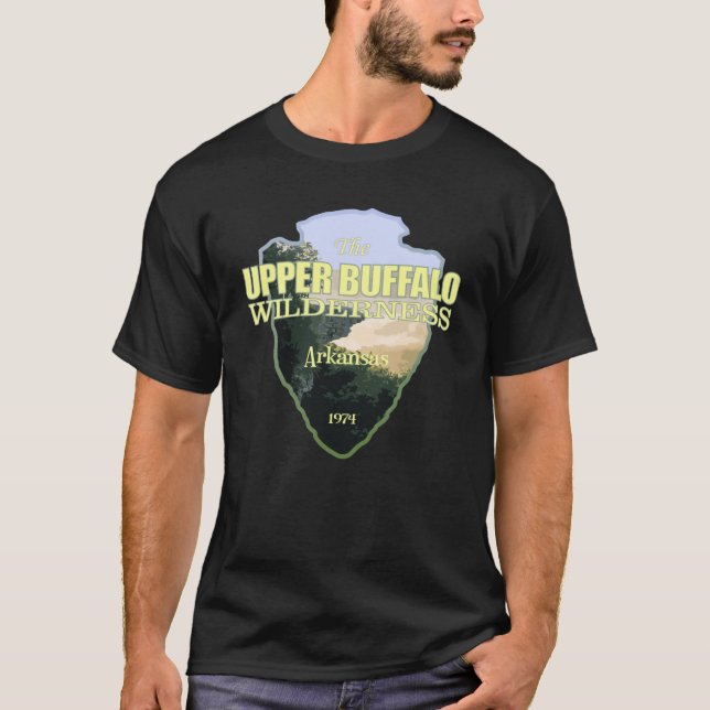 T-shirt Upper Buffalo Wilderness arrowhead Oversized (Devant)