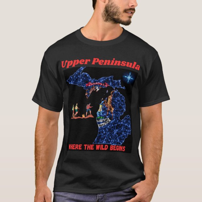 T-shirt Upper Peninsula Oversized 1 (Devant)