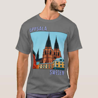 T-shirt Uppsala Suède scandinave